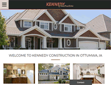 Tablet Screenshot of kennedyhomeconstruction.com